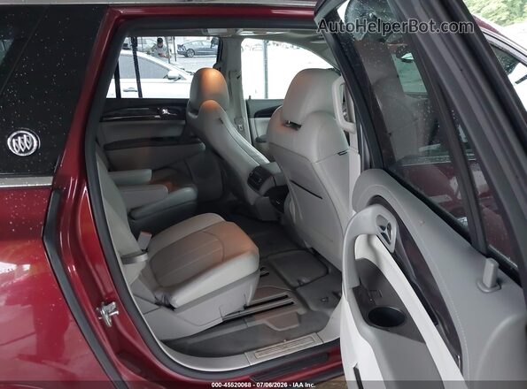 5GAKVBKD0GJ266324 2016 BUICK ENCLAVE Red VIN კოდის სტიკერის ხედი