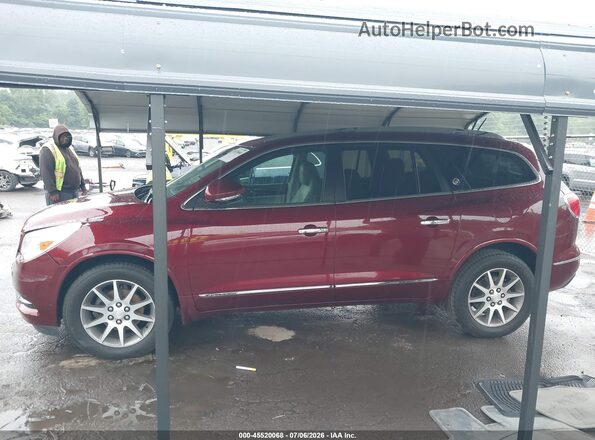 5GAKVBKD0GJ266324 2016 BUICK ENCLAVE Red სალონის 360-გრადუსიანი ხედი