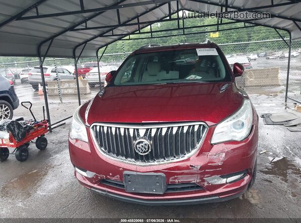 5GAKVBKD0GJ266324 2016 BUICK ENCLAVE Red ხელსაწყოთა პანელის ხედი