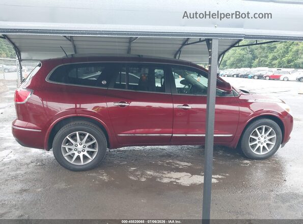 5GAKVBKD0GJ266324 2016 BUICK ENCLAVE Red უკანა სალონის ხედი