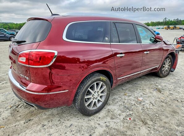 5GAKVBKD0HJ150767 2017 BUICK ENCLAVE Burgundy Задня права чверть