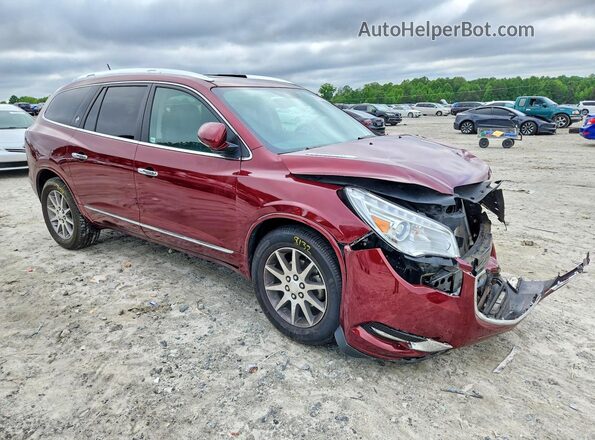 5GAKVBKD0HJ150767 2017 BUICK ENCLAVE Burgundy Передня права чверть