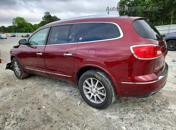 5GAKVBKD0HJ150767 2017 BUICK ENCLAVE Burgundy Задня ліва чверть