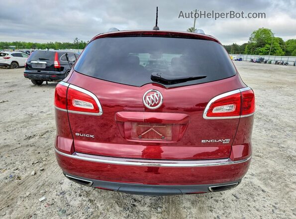 5GAKVBKD0HJ150767 2017 BUICK ENCLAVE Burgundy Вид ззаду