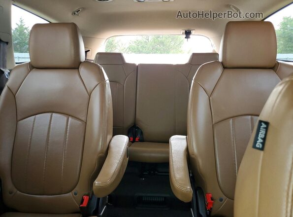 5GAKVBKD1GJ109031 2016 BUICK ENCLAVE White Вид задніх сидінь