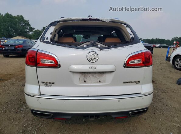 5GAKVBKD1GJ109031 2016 BUICK ENCLAVE White Вид ззаду