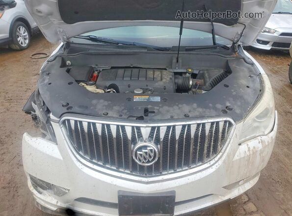 5GAKVBKD1GJ228150 2016 BUICK ENCLAVE White Vista interior trasera