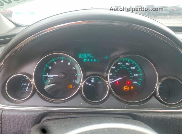5GAKVBKD1GJ228150 2016 BUICK ENCLAVE White Vista del cuadro de instrumentos