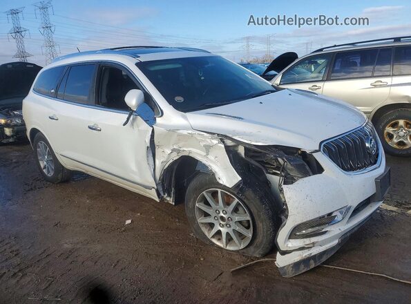 5GAKVBKD1GJ228150 2016 BUICK ENCLAVE White Delantero derecho