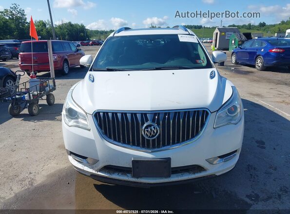 5GAKVBKD1HJ124579 2017 BUICK ENCLAVE White Widok zestawu wskaźników