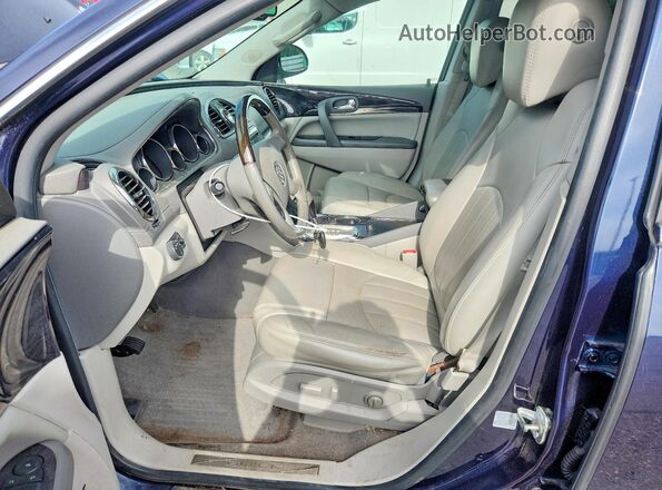 5GAKVBKD1HJ274899 2017 BUICK ENCLAVE Синий Вид салона спереди