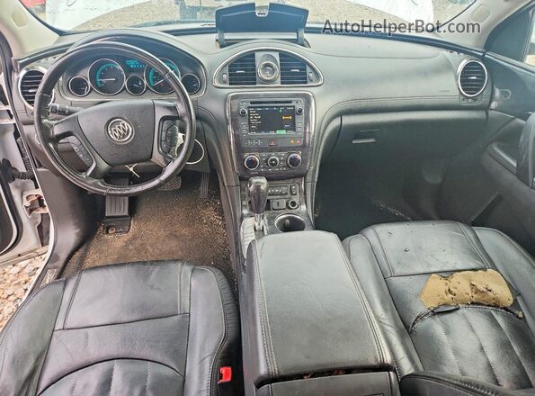 5GAKVBKD3GJ326550 2016 BUICK ENCLAVE White Առջևի վահանակի տեսք
