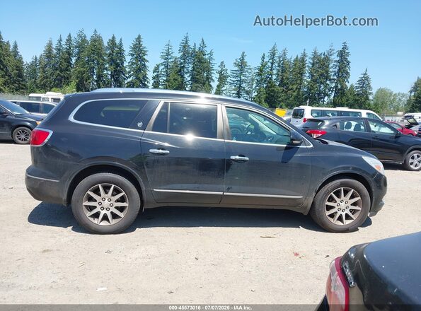 5GAKVBKD3GJ344627 2016 BUICK ENCLAVE Black უკანა სალონის ხედი