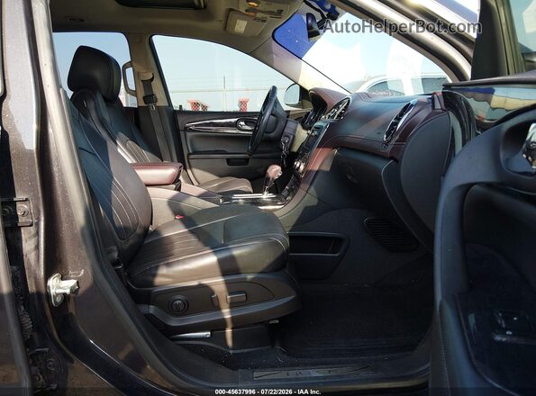 5GAKVBKD3HJ298251 2017 BUICK ENCLAVE Black Widok wnętrza z przodu