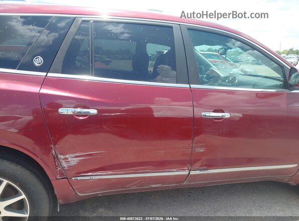 5GAKVBKD4GJ187139 2016 BUICK ENCLAVE Maroon Вид задньої частини салону