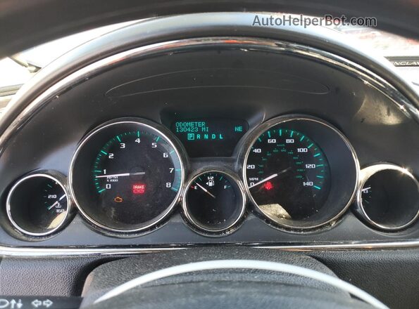 5GAKVBKD5GJ181124 2016 BUICK ENCLAVE Silver Vista del cuadro de instrumentos