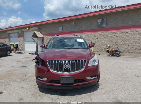 5GAKVBKD5GJ310057 2016 BUICK ENCLAVE Red წინა ხედი