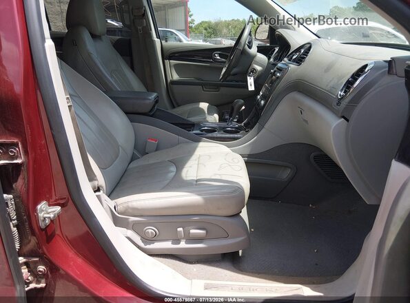 5GAKVBKD5GJ310057 2016 BUICK ENCLAVE Red წინა სალონის ხედი
