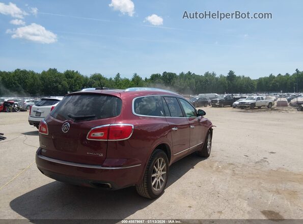 5GAKVBKD5GJ310057 2016 BUICK ENCLAVE Red უკანა მარჯვენა