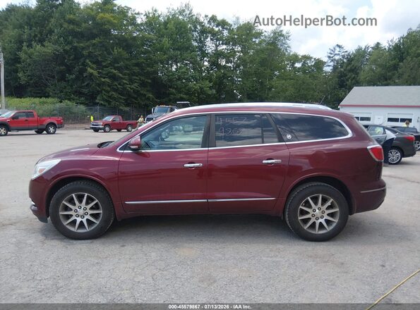 5GAKVBKD5GJ310057 2016 BUICK ENCLAVE Red სალონის 360-გრადუსიანი ხედი