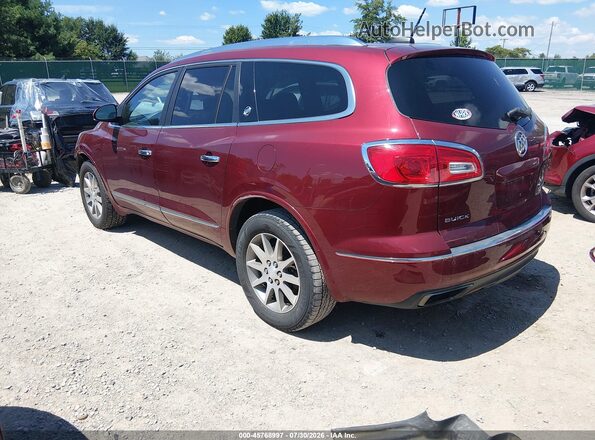 5GAKVBKD5HJ243476 2017 BUICK ENCLAVE Burgundy Rear left