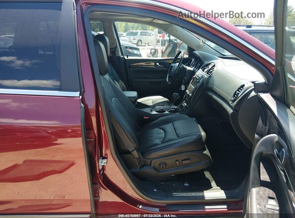 5GAKVBKD5HJ243476 2017 BUICK ENCLAVE Burgundy Front interior view