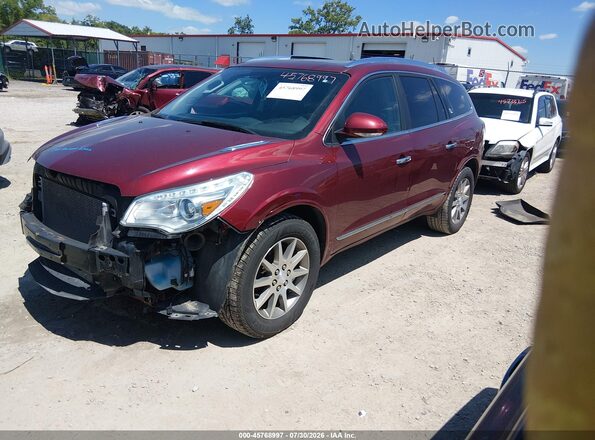 5GAKVBKD5HJ243476 2017 BUICK ENCLAVE Burgundy Front left