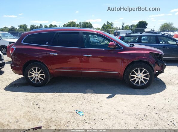 5GAKVBKD5HJ243476 2017 BUICK ENCLAVE Burgundy 360 interior view