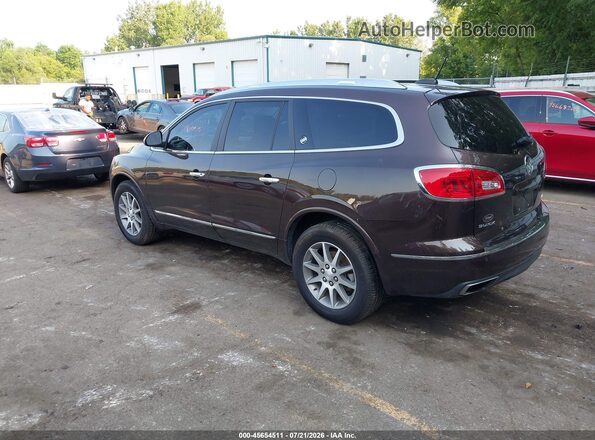 5GAKVBKD5HJ252209 2017 BUICK ENCLAVE Brown Rear left