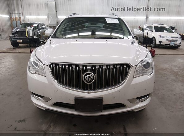 5GAKVBKD6GJ196697 2016 BUICK ENCLAVE White Vista interior trasera
