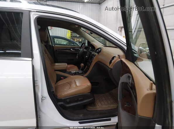 5GAKVBKD6GJ196697 2016 BUICK ENCLAVE White Vista interior delantera