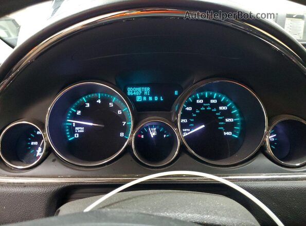 5GAKVBKD6HJ181442 2017 BUICK ENCLAVE White Սարքավորումների վահանակի տեսք