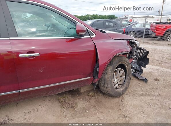 5GAKVBKD7GJ336496 2016 BUICK ENCLAVE Maroon Вид спереду