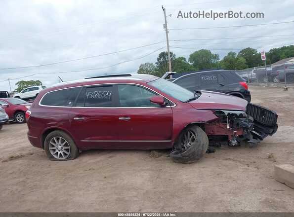 5GAKVBKD7GJ336496 2016 BUICK ENCLAVE Maroon Панорамний вид салону 360°
