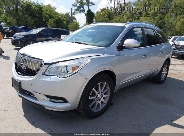 5GAKVBKD7HJ343188 2017 BUICK ENCLAVE Silver Передня ліва чверть