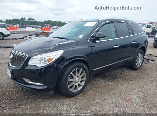 5GAKVBKD8GJ259704 2016 BUICK ENCLAVE Black Vista tres cuartos delantera izquierda
