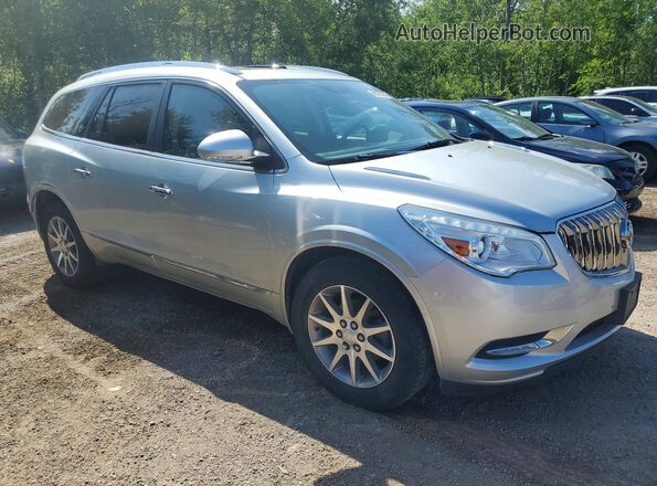 5GAKVBKD8GJ333025 2016 BUICK ENCLAVE Серебряный Передняя правая четверть