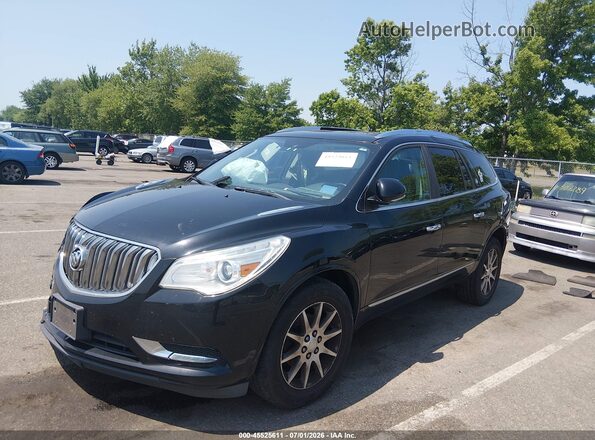 5GAKVBKD8HJ133750 2017 BUICK ENCLAVE Black Front left