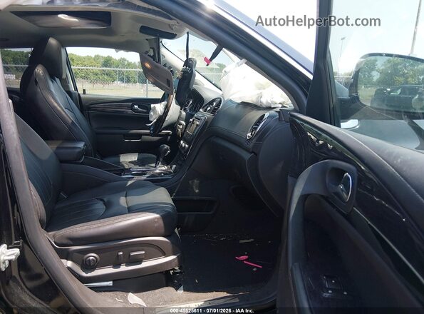 5GAKVBKD8HJ133750 2017 BUICK ENCLAVE Black Front interior view