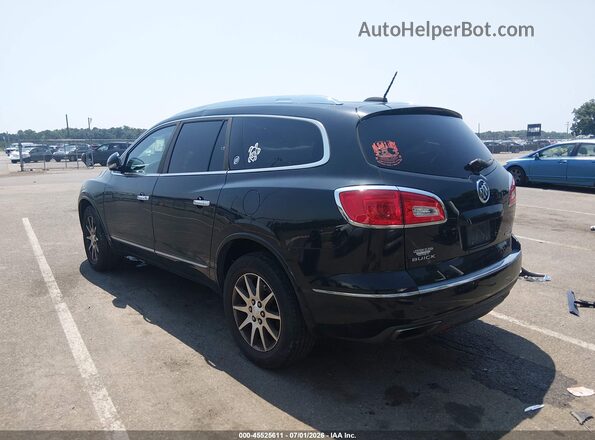 5GAKVBKD8HJ133750 2017 BUICK ENCLAVE Black Rear left