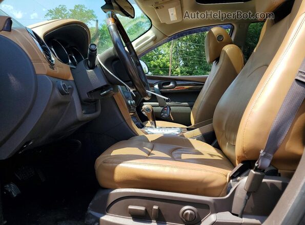 5GAKVBKD8HJ137104 2017 BUICK ENCLAVE Blue Вид салону спереду