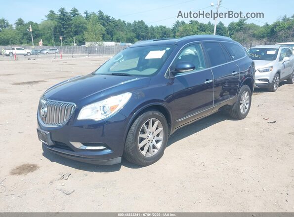 5GAKVBKD8HJ152265 2017 BUICK ENCLAVE Dark Blue Առջևի ձախ երեք քառորդ տեսարան
