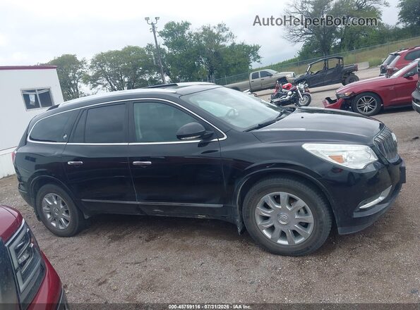 5GAKVBKD8HJ333964 2017 BUICK ENCLAVE Black უკანა სალონის ხედი