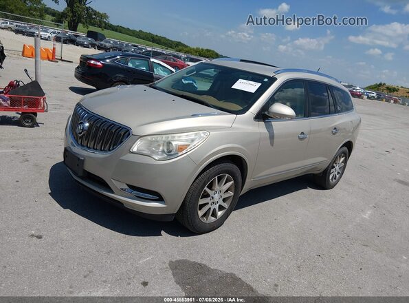 5GAKVBKD9GJ109648 2016 BUICK ENCLAVE Tan Vista tres cuartos delantera izquierda