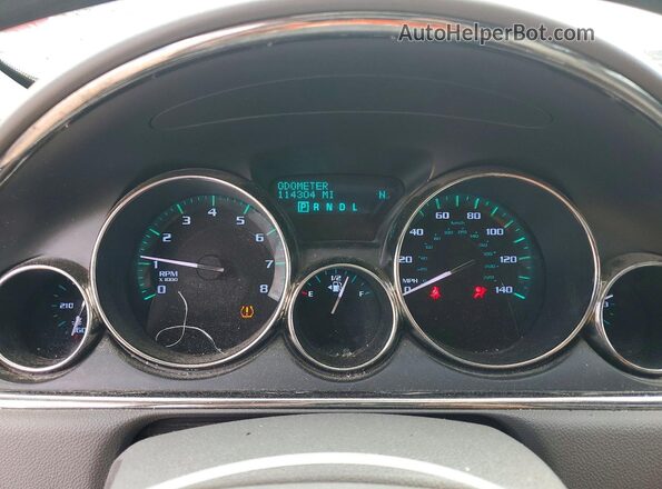 5GAKVBKD9GJ261140 2016 BUICK ENCLAVE White Սարքավորումների վահանակի տեսք