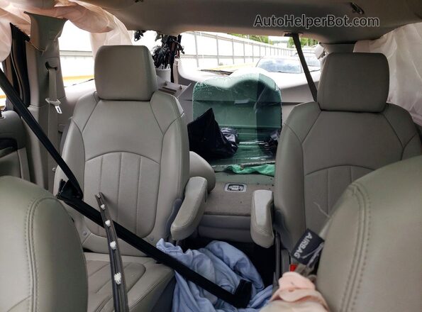 5GAKVBKD9HJ124880 2017 BUICK ENCLAVE Blue Rear seats view