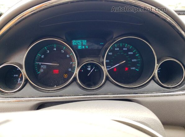 5GAKVBKD9HJ124880 2017 BUICK ENCLAVE Blue Instrument cluster view