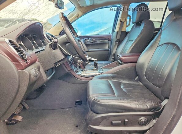 5GAKVBKDXGJ223156 2016 BUICK ENCLAVE White Front interior view