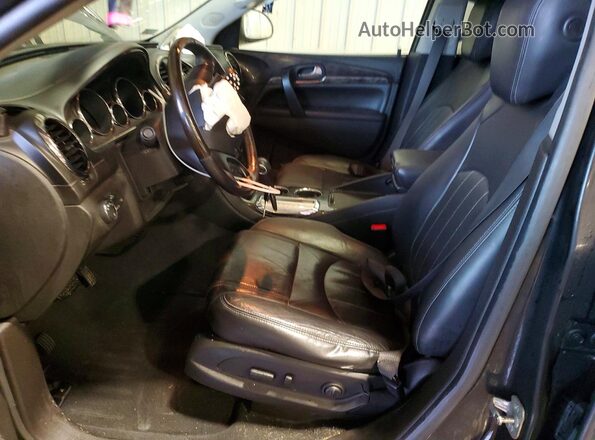 5GAKVBKDXGJ317859 2016 BUICK ENCLAVE Black Widok wnętrza z przodu