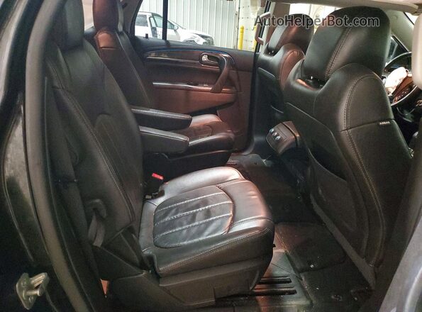 5GAKVBKDXGJ317859 2016 BUICK ENCLAVE Black Widok wnętrza z tyłu